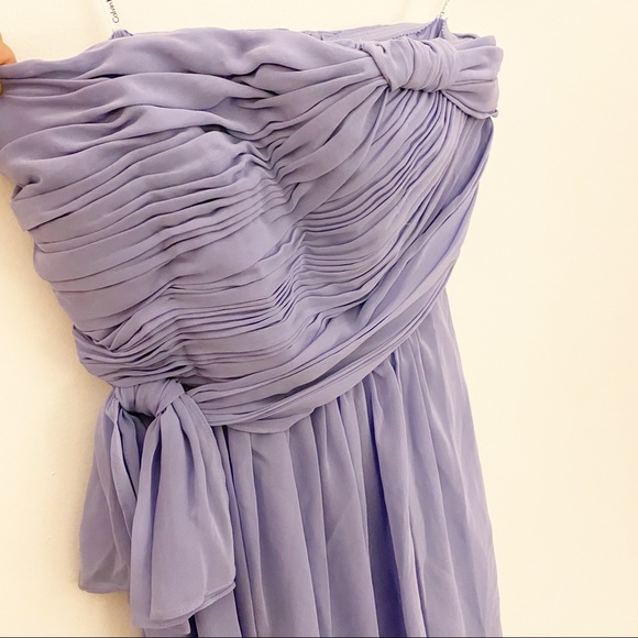 Calvin Klein lavender wedding guest cocktail dress - Picture 5 of 6